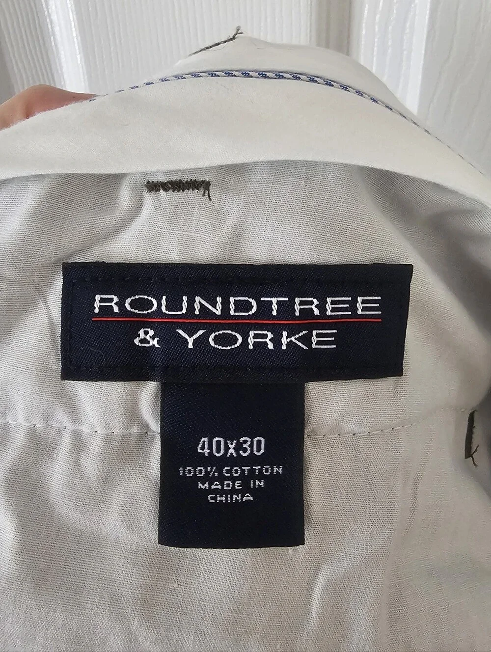 Roundtree & Yorke NWT Travel Smart Classic Fit Flat Front dress pants 40x30